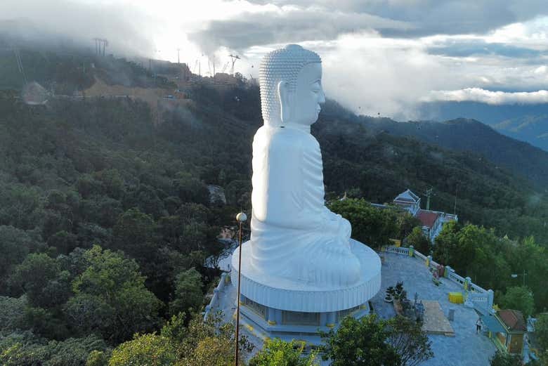 See larger-than-life Buddha statues