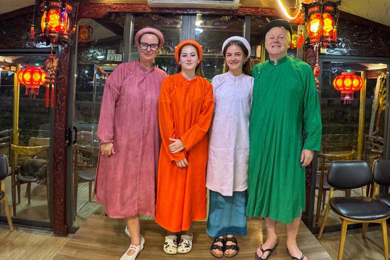 ¡Todos listos para la cena en el crucero!