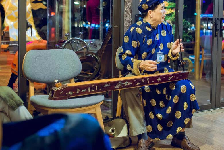 Música tradicional a bordo 