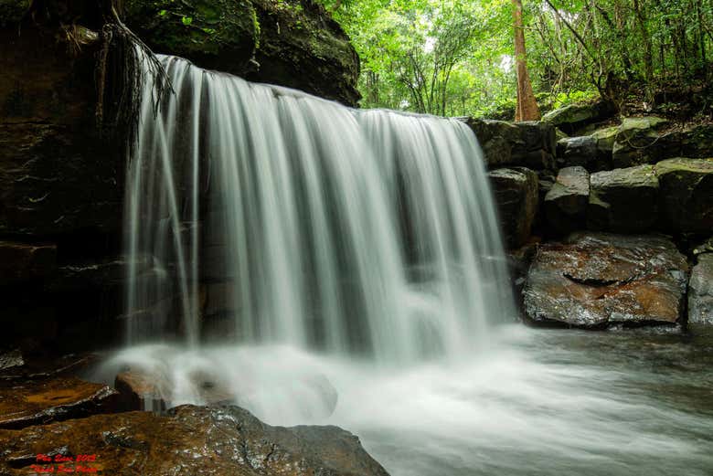 A cascata do riacho Tranh