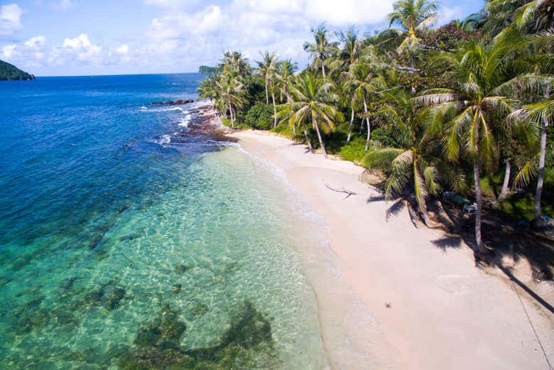 Vistas da ilha May Rut
