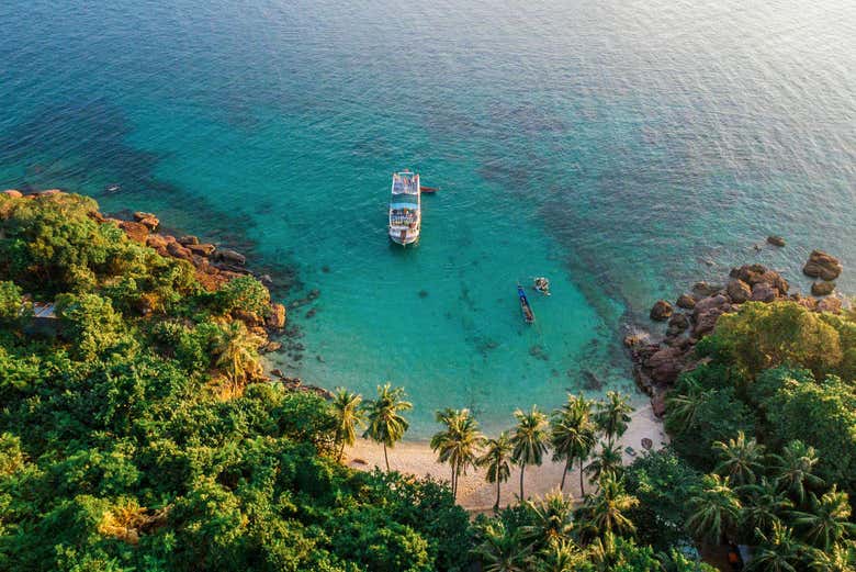 Travesía en barco por Phu Quoc