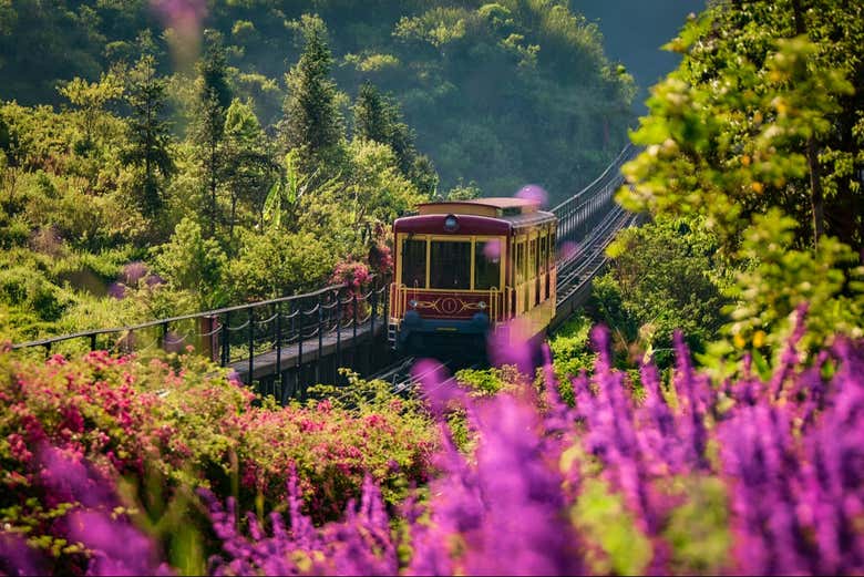 Tren cremallera de la montaña Fansipan