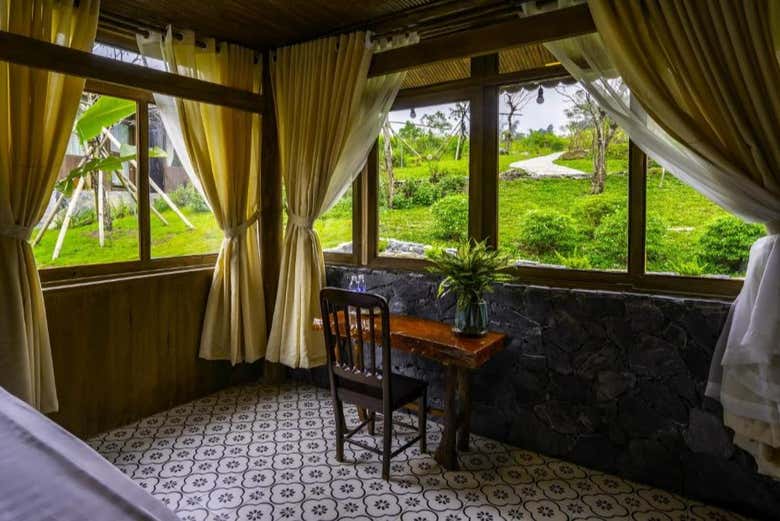 La vista desde las habitaciones