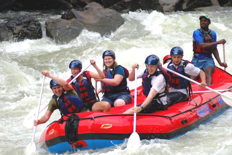 Rafting en Zambia