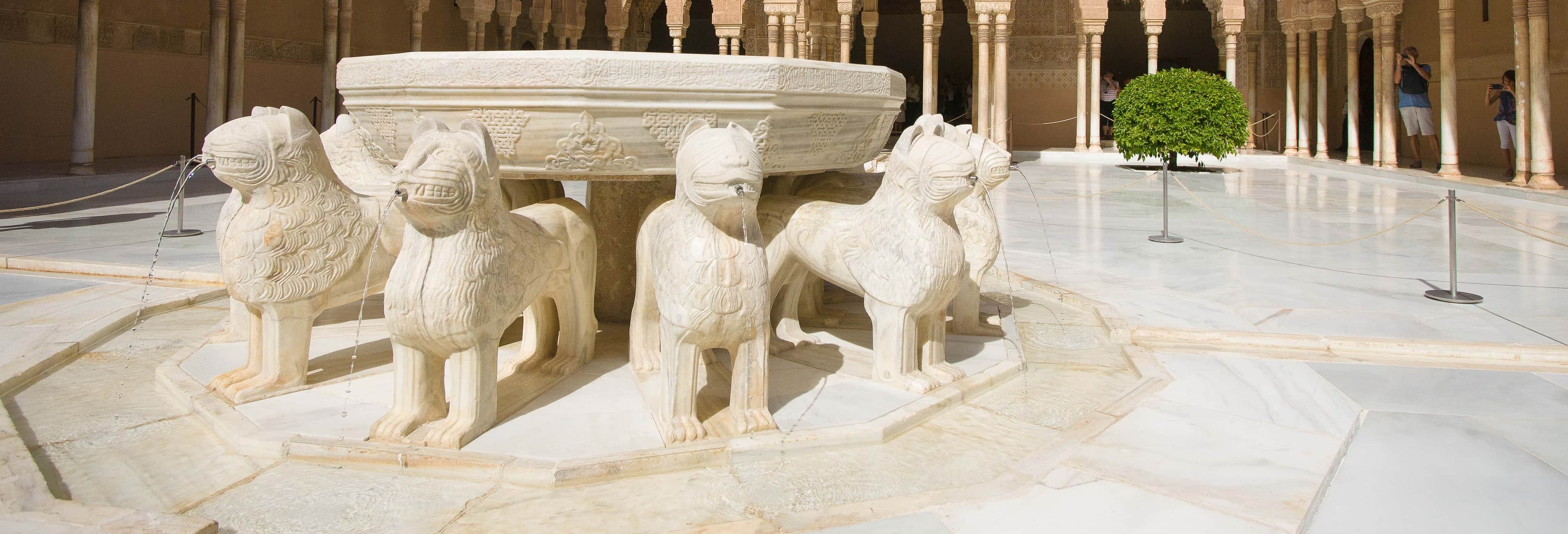 Visita guiada por la Alhambra y los Palacios Nazaríes con entradas